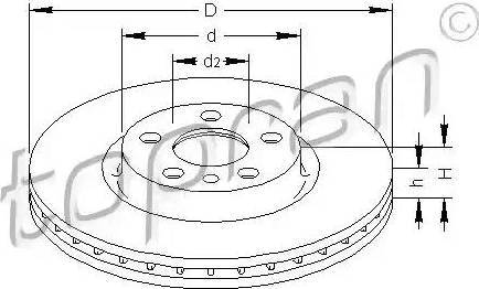 Topran 722 451 - Kočioni disk www.molydon.hr