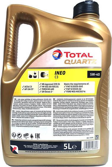 Total Quartz Ineo C3 - Ulje za motor www.molydon.hr