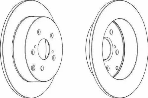 TOYOTA 4243102071 - Kočioni disk www.molydon.hr