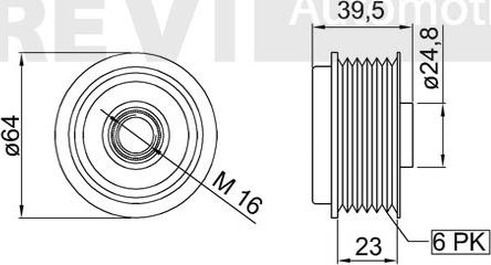 Trevi Automotive AP1111 - Remenica, alternator www.molydon.hr