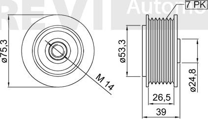 Trevi Automotive AP1200 - Remenica, alternator www.molydon.hr