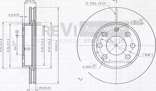 Trevi Automotive BD1145 - Kočioni disk www.molydon.hr