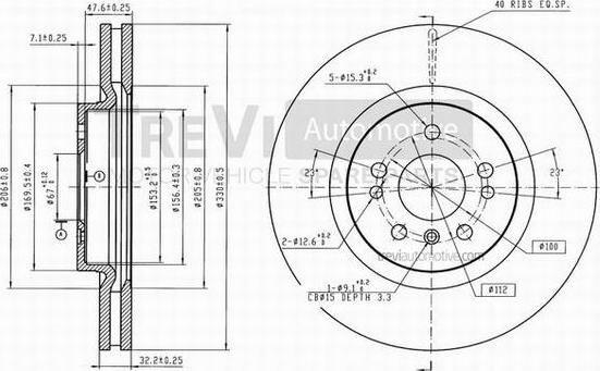 Trevi Automotive BD1257 - Kočioni disk www.molydon.hr