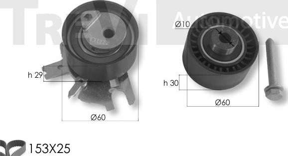 Trevi Automotive KD1459 - Komplet zupčastog remena www.molydon.hr