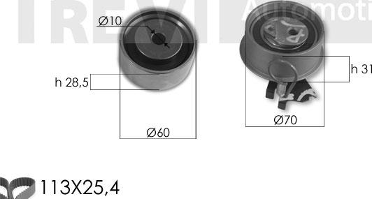 Trevi Automotive KD1456 - Komplet zupčastog remena www.molydon.hr