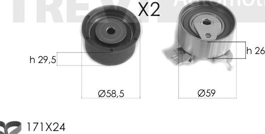 Trevi Automotive KD1465 - Komplet zupčastog remena www.molydon.hr