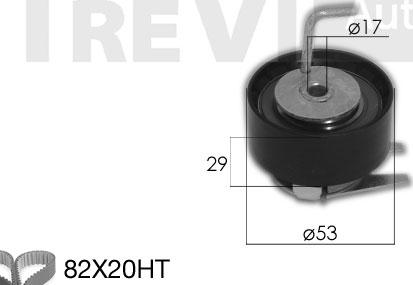 Trevi Automotive KD1468 - Komplet zupčastog remena www.molydon.hr