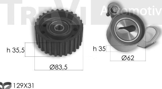 Trevi Automotive KD1409 - Komplet zupčastog remena www.molydon.hr