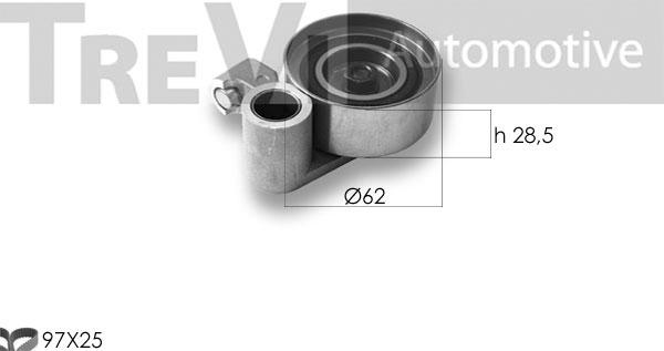 Trevi Automotive KD1406 - Komplet zupčastog remena www.molydon.hr