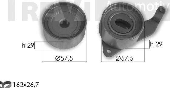 Trevi Automotive KD1403 - Komplet zupčastog remena www.molydon.hr