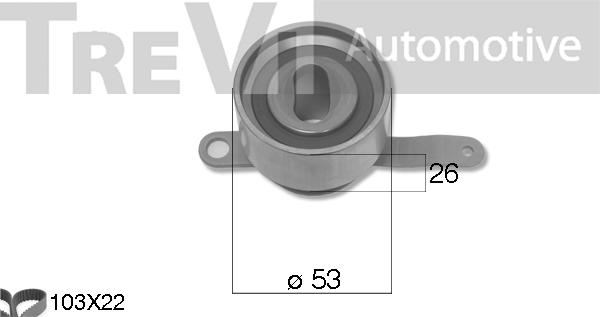 Trevi Automotive KD1488 - Komplet zupčastog remena www.molydon.hr