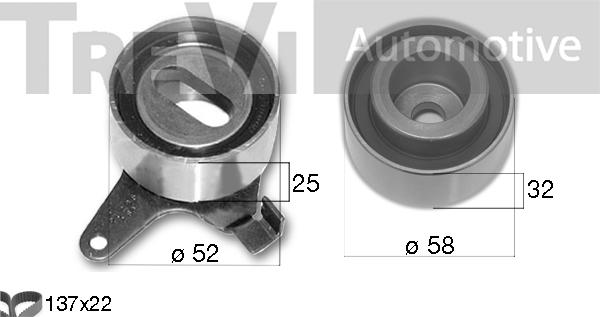 Trevi Automotive KD1483 - Komplet zupčastog remena www.molydon.hr