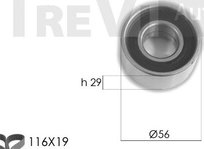 Trevi Automotive KD1436 - Komplet zupčastog remena www.molydon.hr