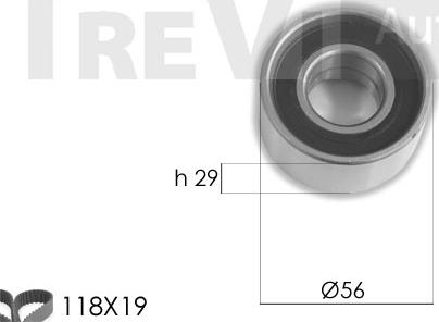 Trevi Automotive KD1438 - Komplet zupčastog remena www.molydon.hr