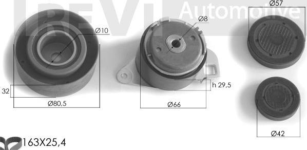 Trevi Automotive KD1099 - Komplet zupčastog remena www.molydon.hr