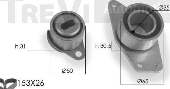 Trevi Automotive KD1096 - Komplet zupčastog remena www.molydon.hr