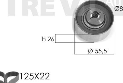 Trevi Automotive KD1090 - Komplet zupčastog remena www.molydon.hr