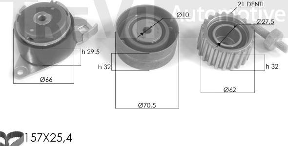 Trevi Automotive KD1093 - Komplet zupčastog remena www.molydon.hr