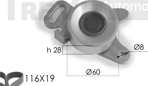 Trevi Automotive KD1040 - Komplet zupčastog remena www.molydon.hr