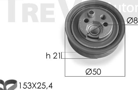 Trevi Automotive KD1059 - Komplet zupčastog remena www.molydon.hr