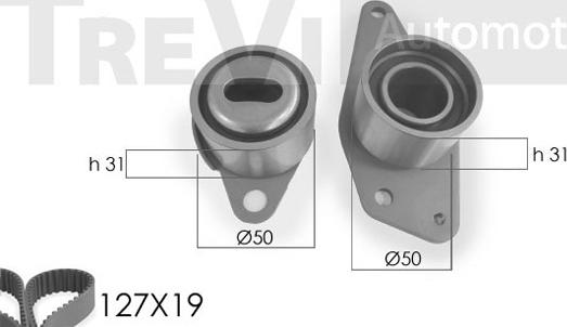 Trevi Automotive KD1055 - Komplet zupčastog remena www.molydon.hr