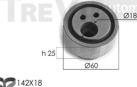 Trevi Automotive KD1064 - Komplet zupčastog remena www.molydon.hr