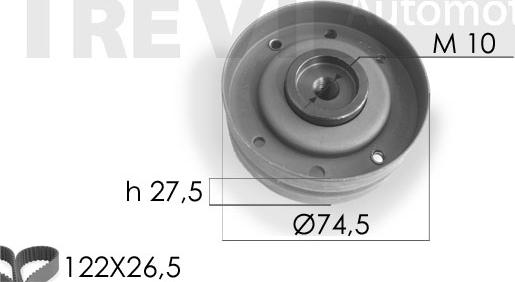 Trevi Automotive KD1061 - Komplet zupčastog remena www.molydon.hr