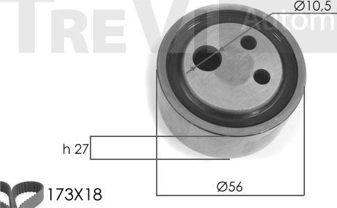 Trevi Automotive KD1063 - Komplet zupčastog remena www.molydon.hr