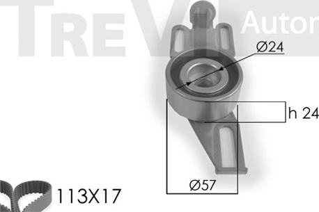 Trevi Automotive KD1005 - Komplet zupčastog remena www.molydon.hr