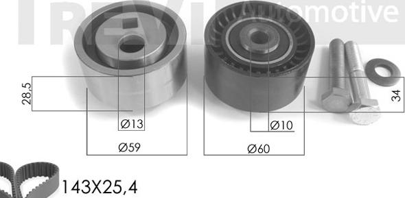 Trevi Automotive KD1001 - Komplet zupčastog remena www.molydon.hr