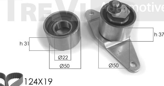 Trevi Automotive KD1007 - Komplet zupčastog remena www.molydon.hr