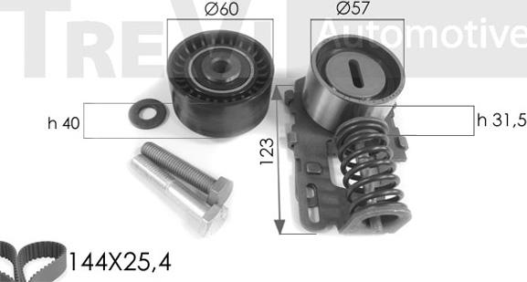 Trevi Automotive KD1016 - Komplet zupčastog remena www.molydon.hr