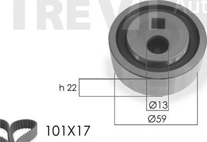 Trevi Automotive KD1013 - Komplet zupčastog remena www.molydon.hr