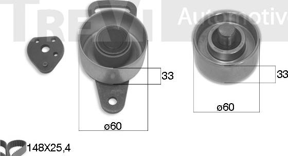 Trevi Automotive KD1012 - Komplet zupčastog remena www.molydon.hr