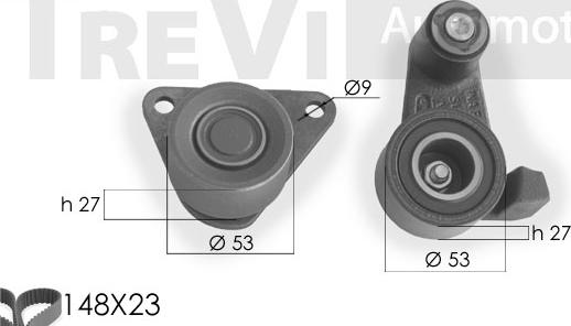 Trevi Automotive KD1083 - Komplet zupčastog remena www.molydon.hr