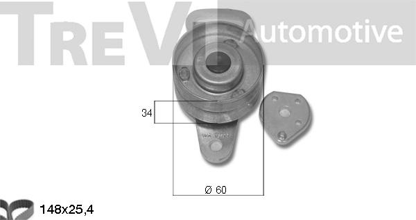 Trevi Automotive KD1025 - Komplet zupčastog remena www.molydon.hr