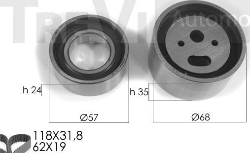 Trevi Automotive KD1020 - Komplet zupčastog remena www.molydon.hr