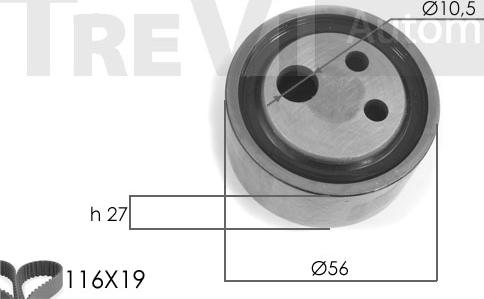 Trevi Automotive KD1028 - Komplet zupčastog remena www.molydon.hr