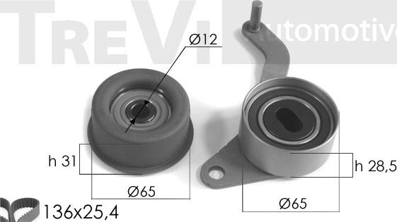 Trevi Automotive KD1076 - Komplet zupčastog remena www.molydon.hr