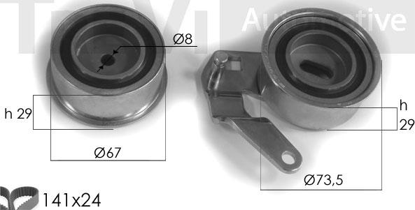 Trevi Automotive KD1072 - Komplet zupčastog remena www.molydon.hr