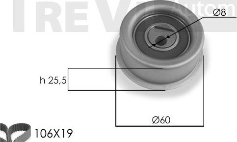 Trevi Automotive KD1144 - Komplet zupčastog remena www.molydon.hr