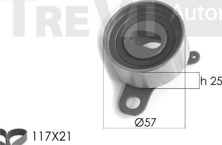 Trevi Automotive KD1140 - Komplet zupčastog remena www.molydon.hr