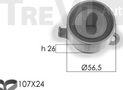 Trevi Automotive KD1154 - Komplet zupčastog remena www.molydon.hr