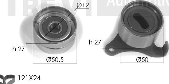 Trevi Automotive KD1156 - Komplet zupčastog remena www.molydon.hr