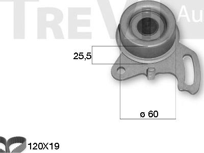 Trevi Automotive KD1151 - Komplet zupčastog remena www.molydon.hr