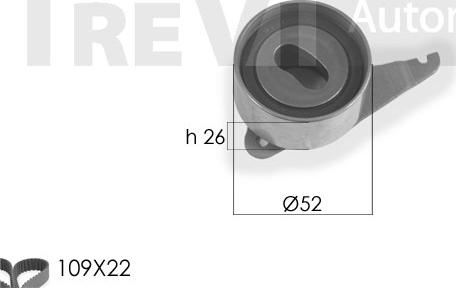 Trevi Automotive KD1152 - Komplet zupčastog remena www.molydon.hr