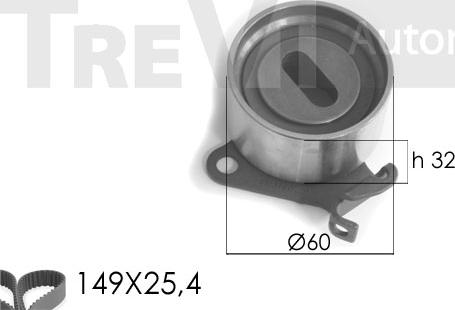 Trevi Automotive KD1165 - Komplet zupčastog remena www.molydon.hr