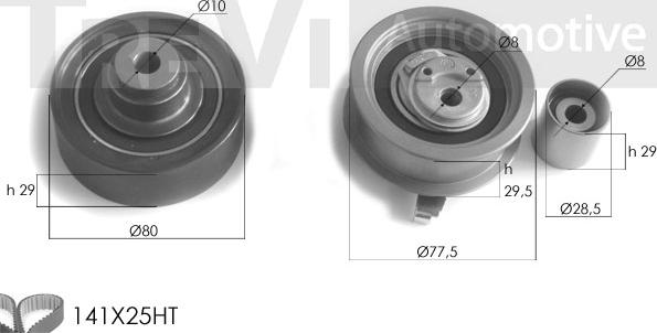 Trevi Automotive KD1100 - Komplet zupčastog remena www.molydon.hr