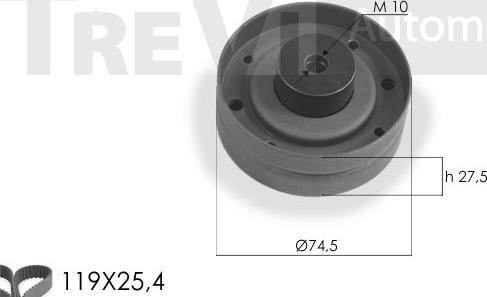 Trevi Automotive KD1110 - Komplet zupčastog remena www.molydon.hr