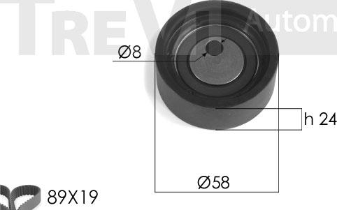 Trevi Automotive KD1137 - Komplet zupčastog remena www.molydon.hr